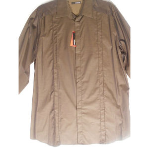 MURANO   Button-down Collar Shirt  Slim Fit  Size L - L/Sleeves - New w/Tags
